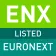ENX Euronext listed emblem