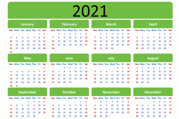 Euronext - 2021 calendar