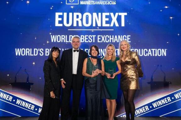 Euronext receives World’s Best Exchange and World’s Best Venue for Investor Education at the 2026 Euromoney Markets Awards
