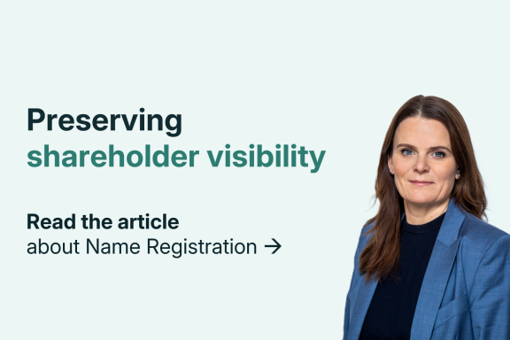 Preserving shareholder visibility 