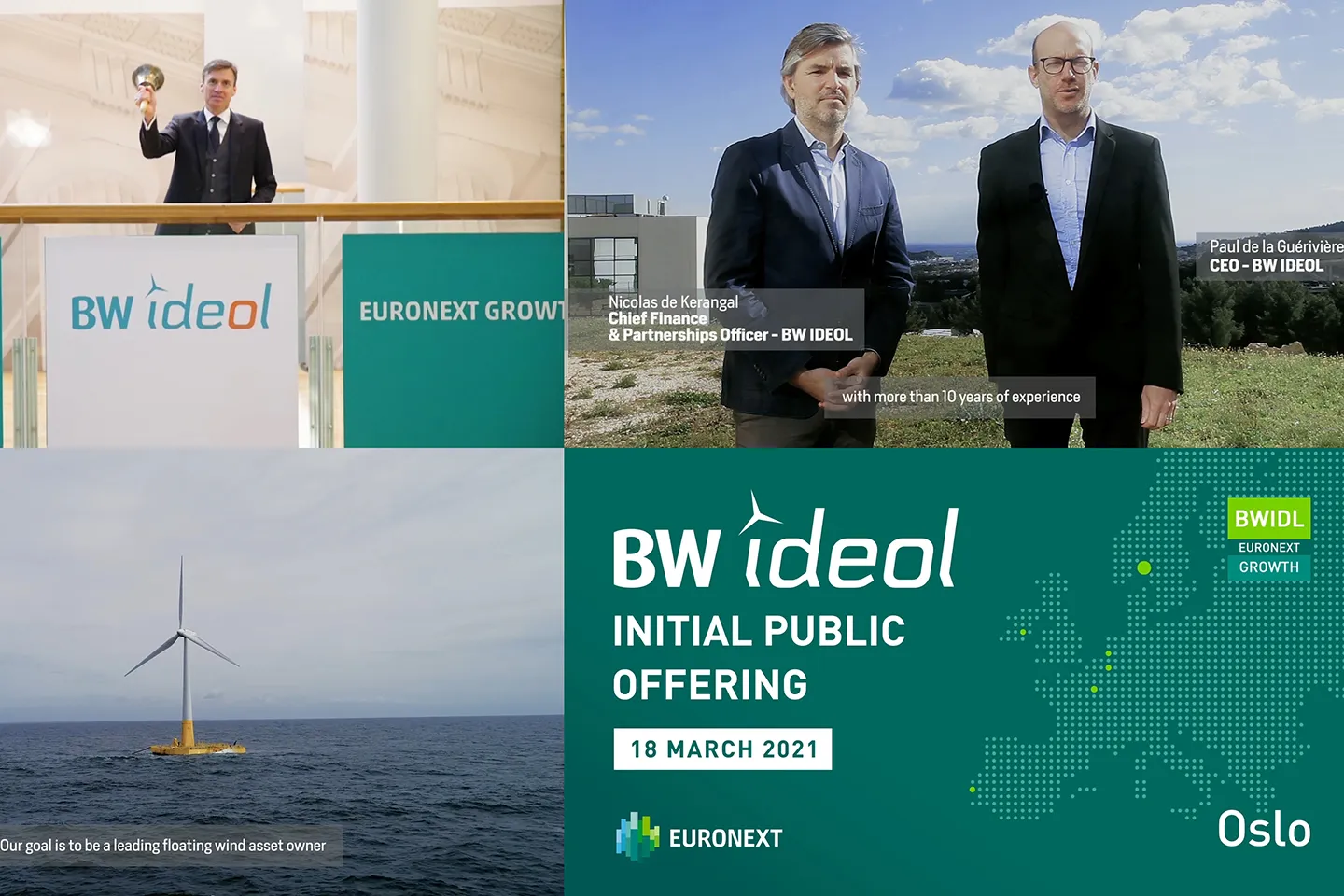 BW Ideol admitted to trading on Euronext Growth