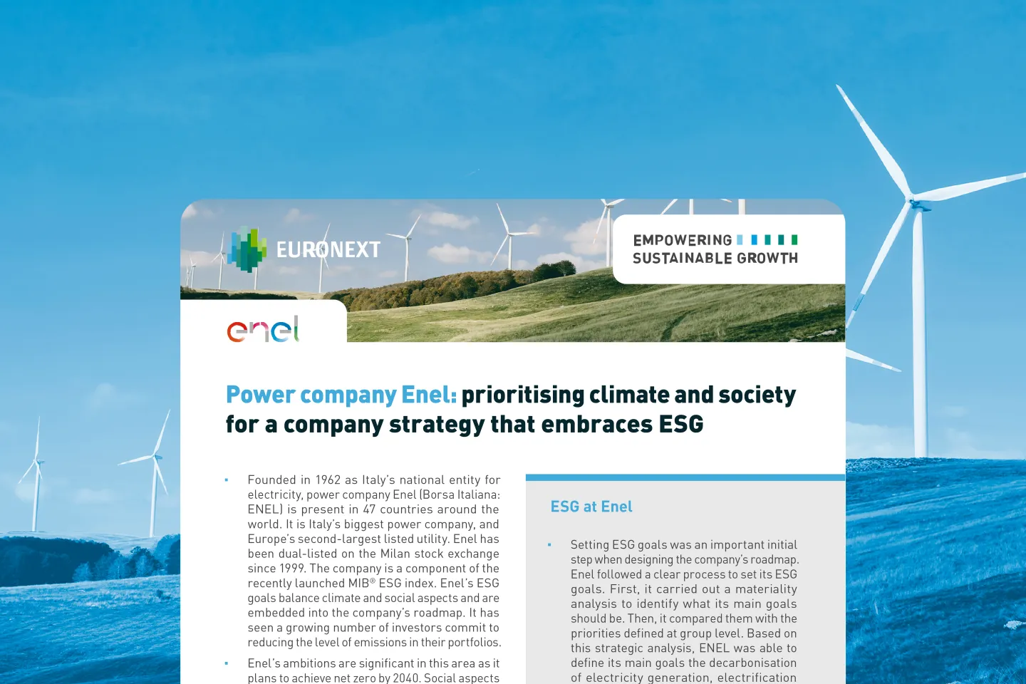 case study enel