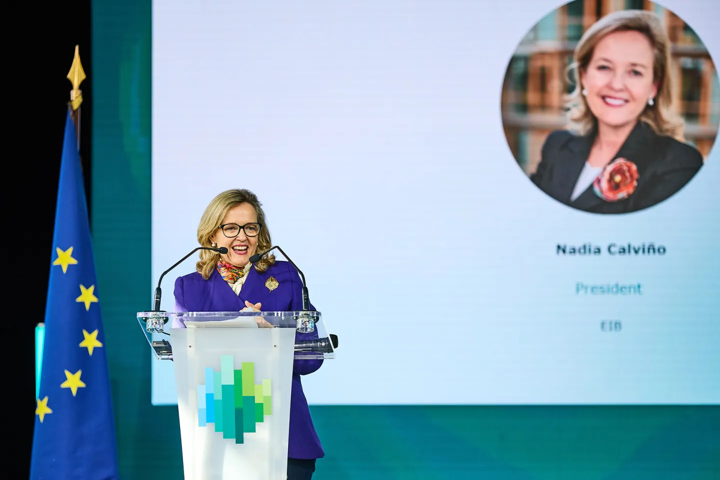 Nadia Calviño, President of EIB delivers the keynote speech