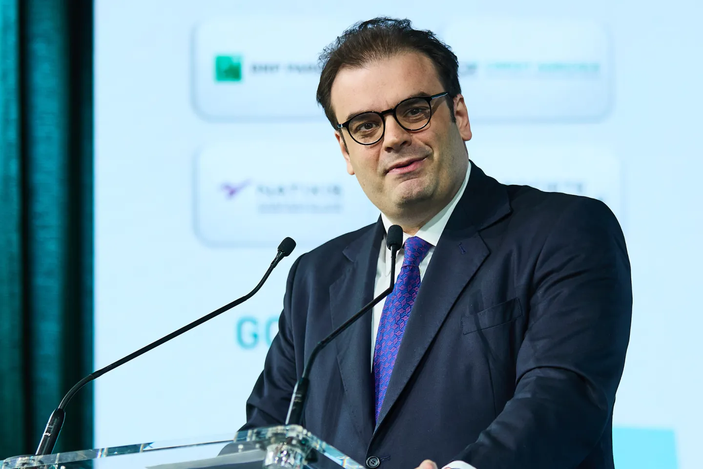 Kyriakos Pierrakakis, Greek Minister of National Economy and Finance and President of the Eurogroup