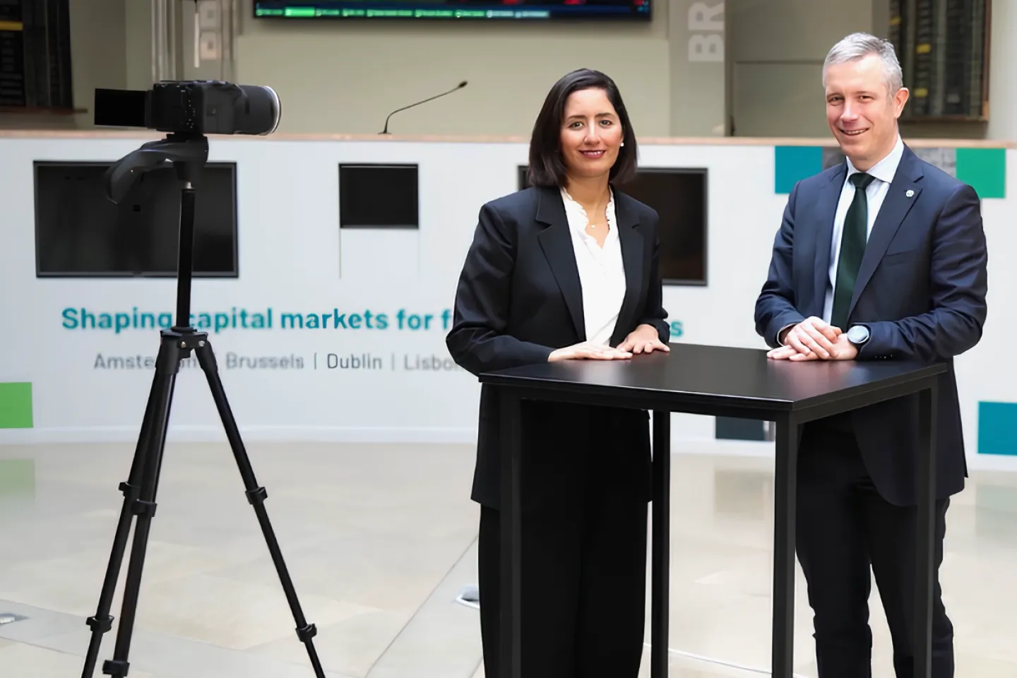 Interview of Benoit van den Hove, CEO of Euronext Brussels and Donia Rouigueb, Global Head of Sales of Euronext Securities