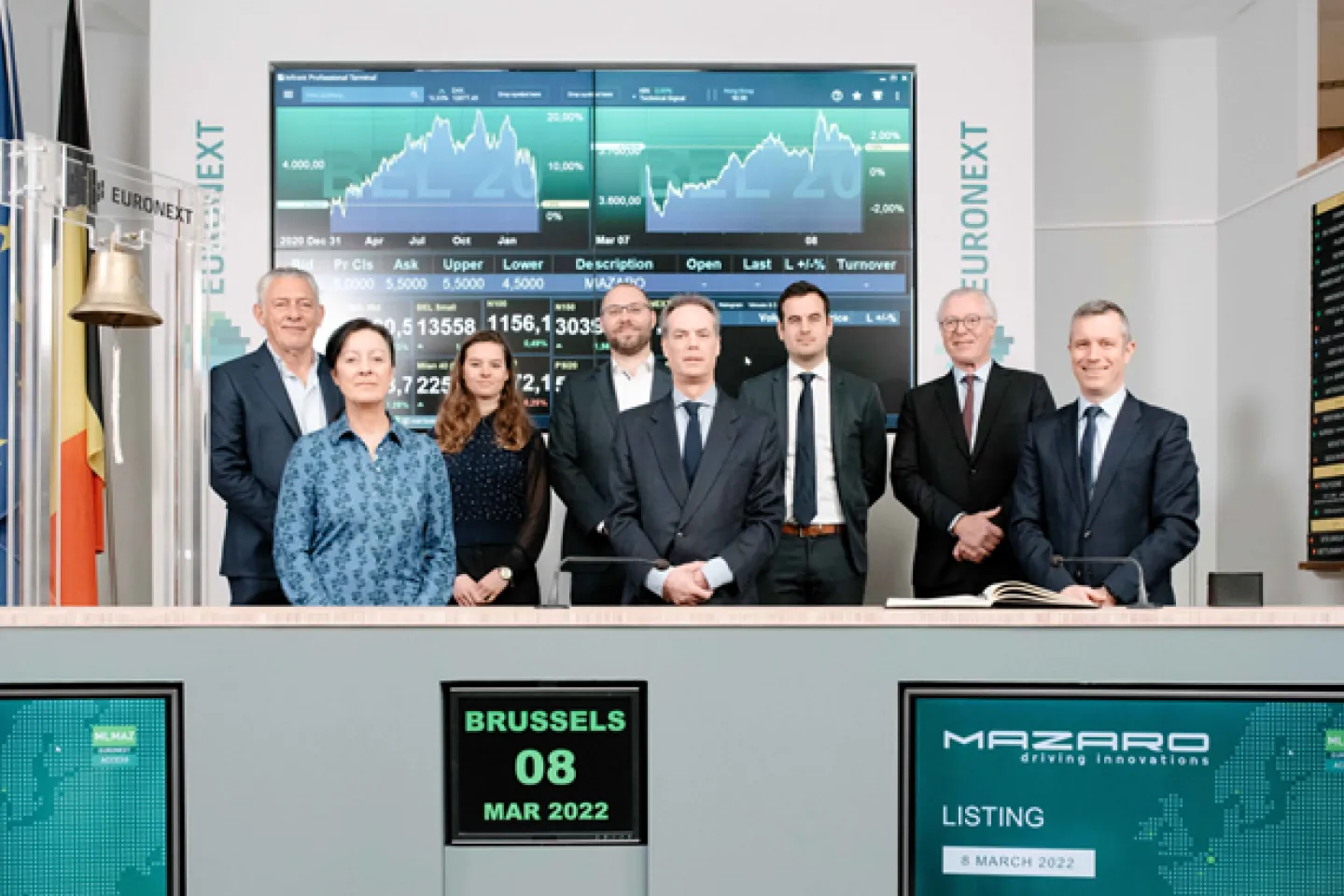 Mazaro - Euronext Access Brussels