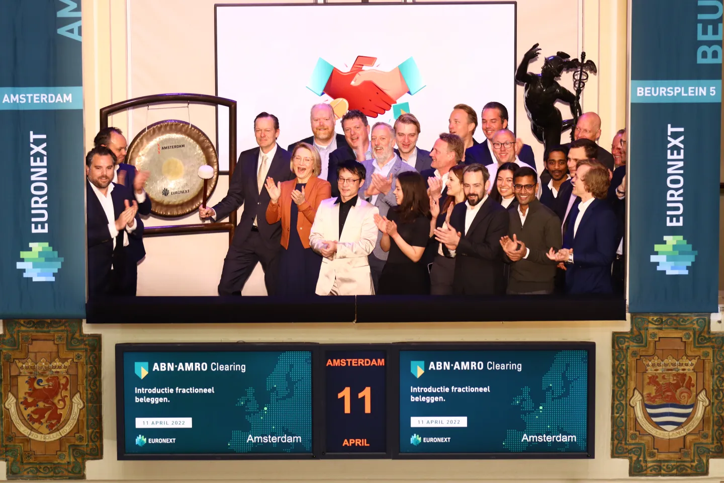 ABN AMRO Clearing Bank  - Amsterdam gongceremonie