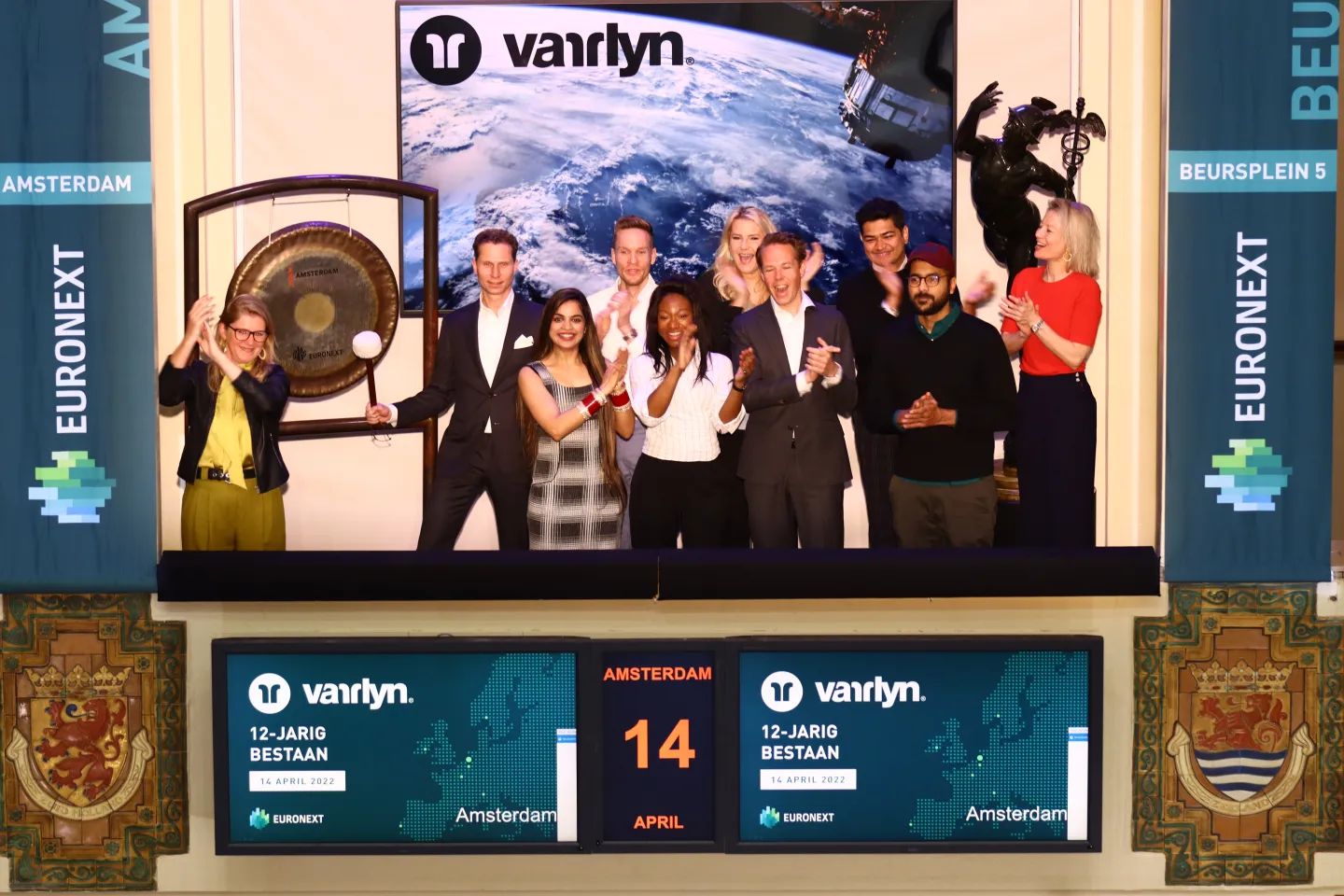 Varrlyn - Gongceremony Euronext Amsterdam
