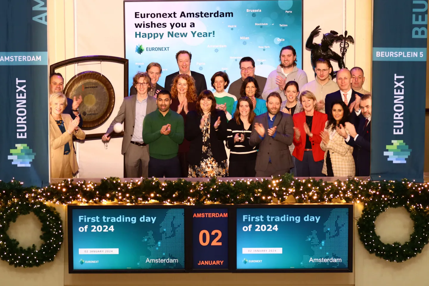 Happy New Year - Euronext Amsterdam