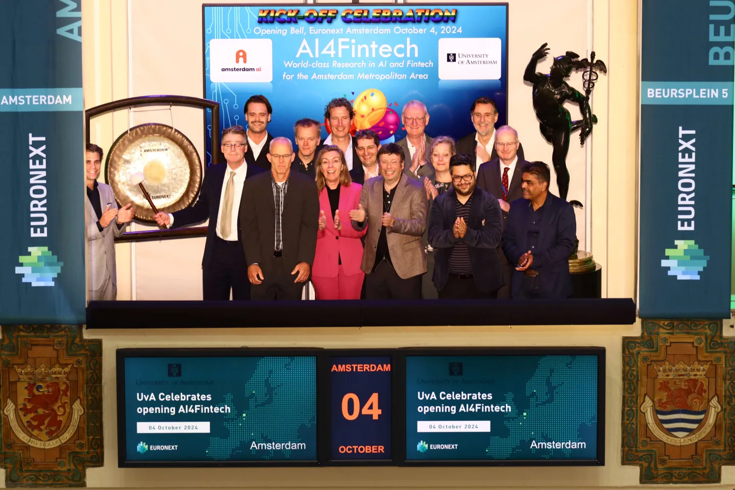 UvA x AI4FinTech - Euronext Amsterdam