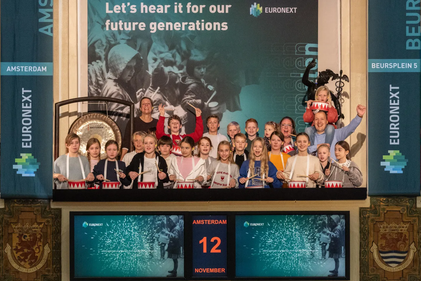 Beurstrommelen 2024 - Euronext Amsterdam