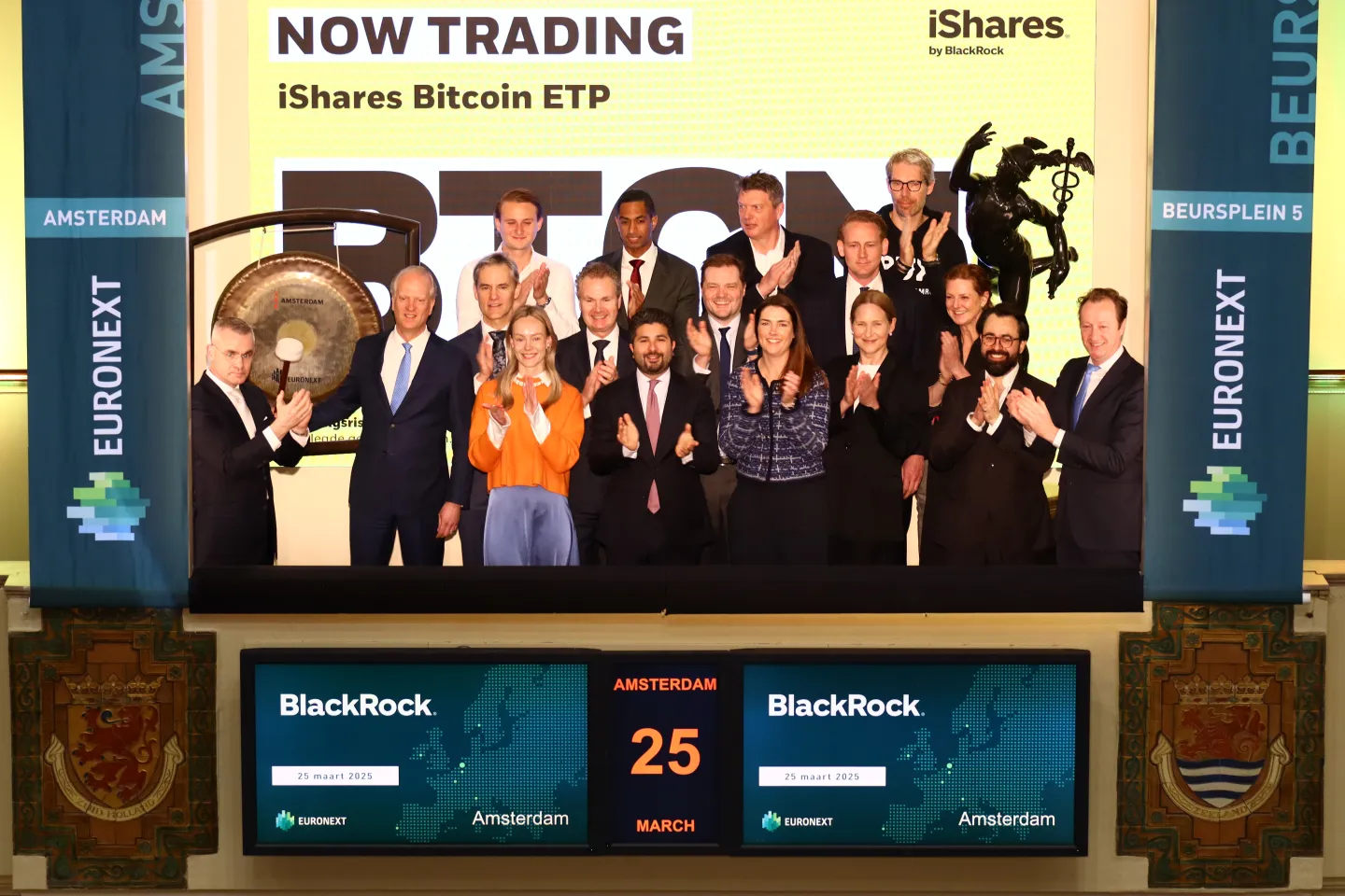 BlackRock launches iShares Bitcoin ETP - Euronext Amsterdam
