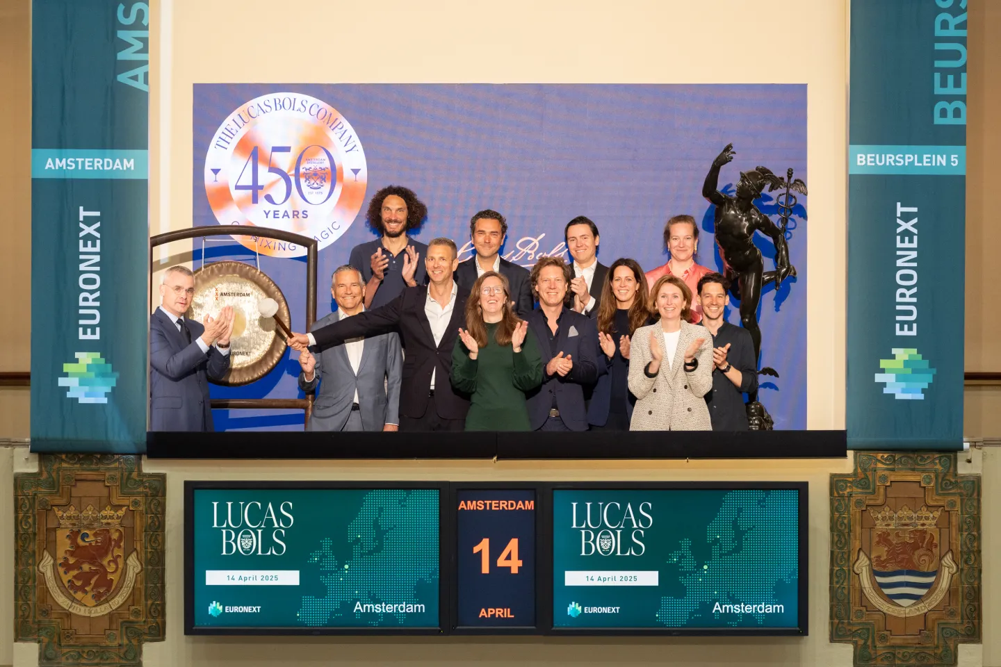 Lucas Bols celebrates 450th anniversary - Euronext Amsterdam