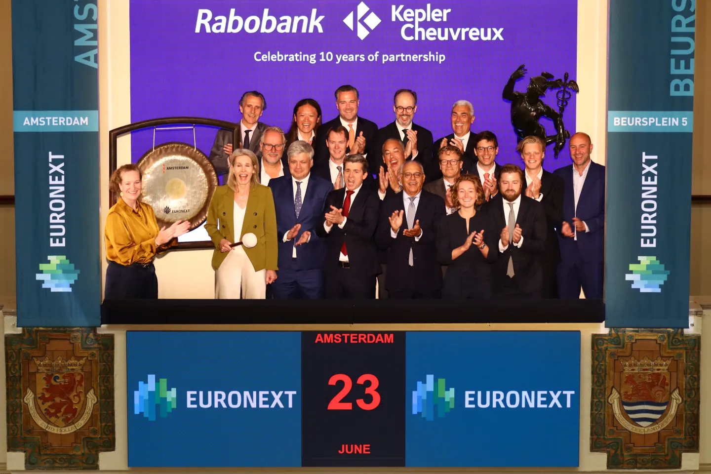 Rabobank and Kepler Cheuvreux celebrate 10-year partnership