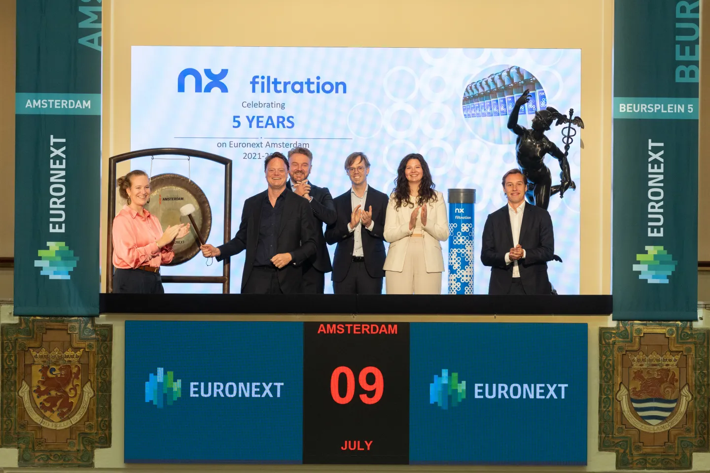 NX Filtration celebrates five years listed