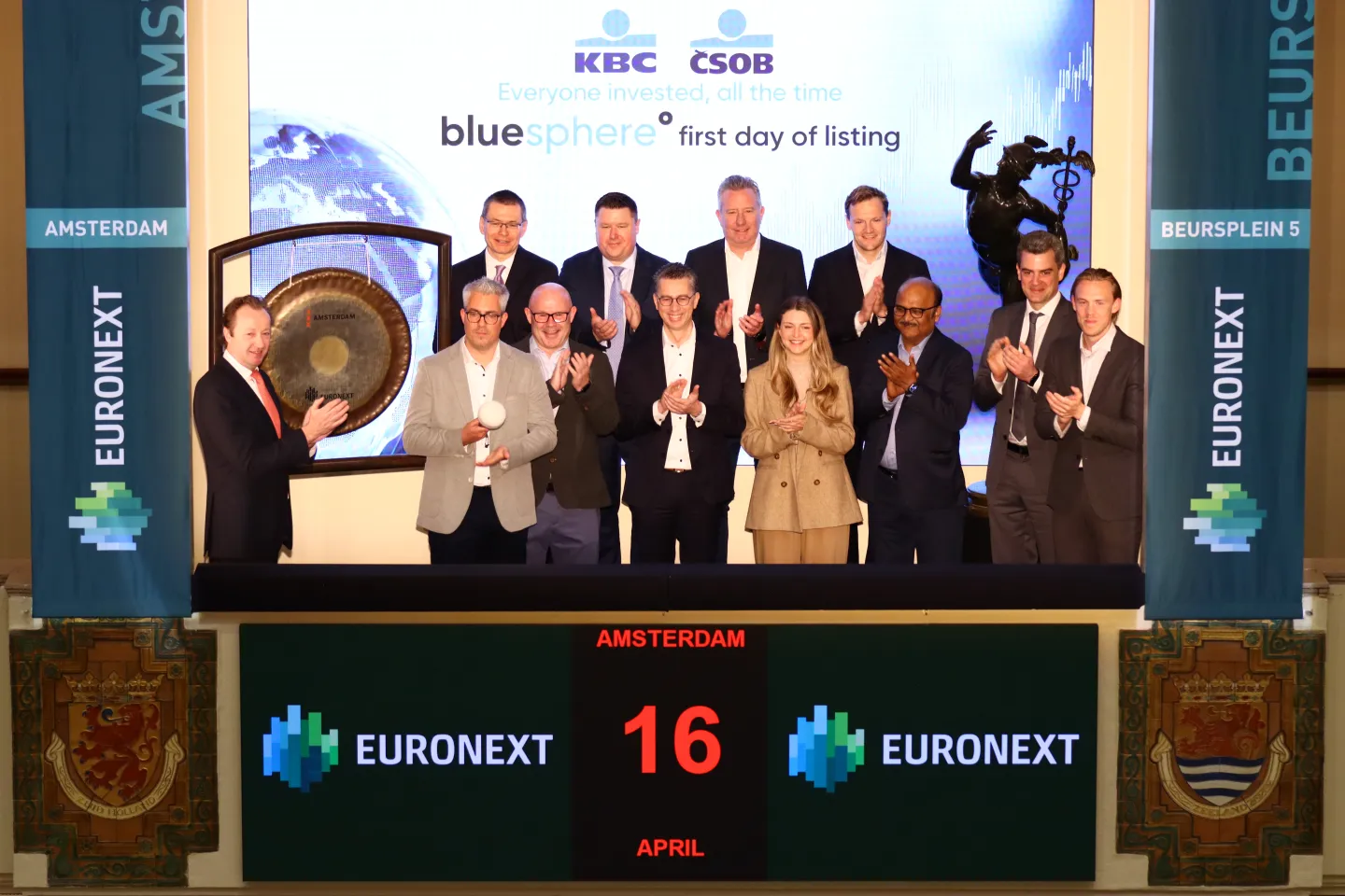 KBC Asset Management sounds the gong to mark launch of new ETF