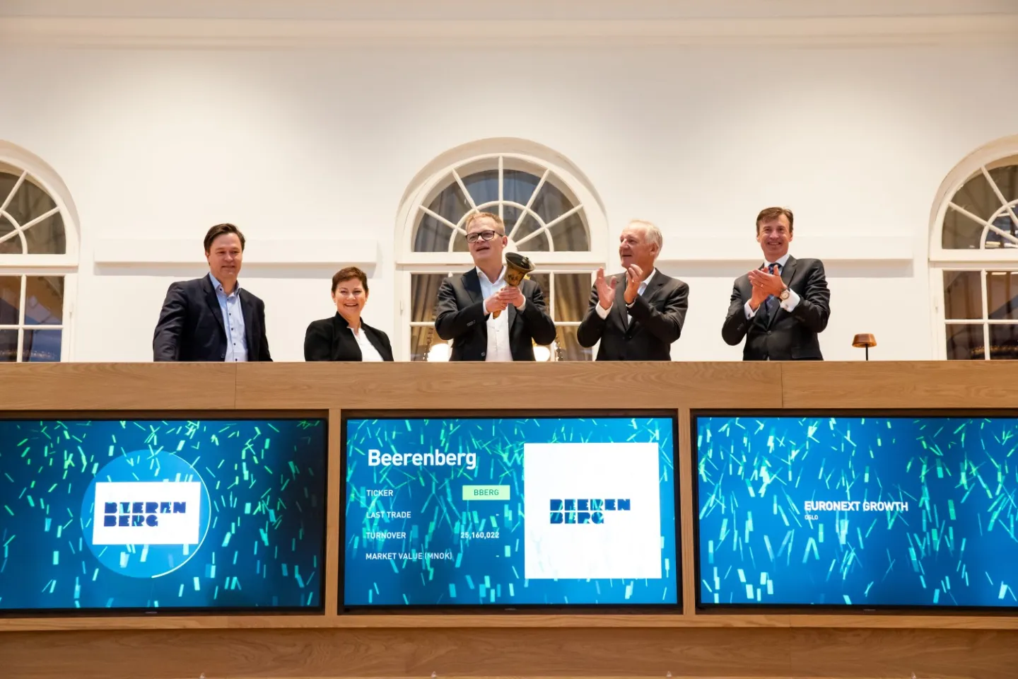 Beerenberg rings the bell at Oslo Børs