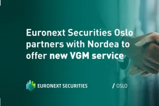 Euronext Securities Oslo partners with Nordea to offer new VGM service