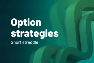 What is a short straddle option?