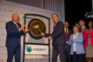 Euronext - VEB 100 years - Opening Gong