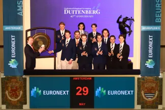 Student investment association Duitenberg celebrates its 40th anniversary