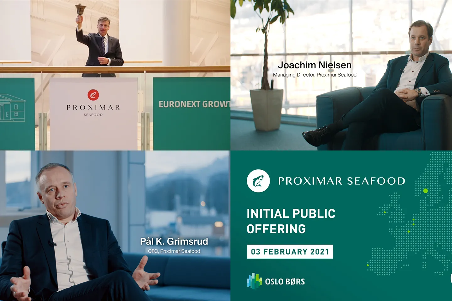 Proximar Seafood admitted to trading on Euronext Growth Oslo