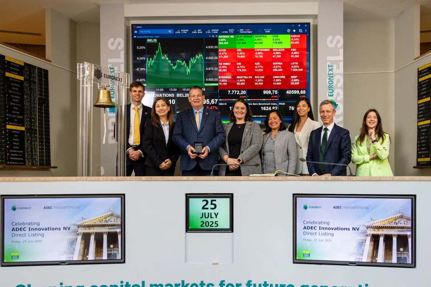 Bell ceremony ADEC Innovations 