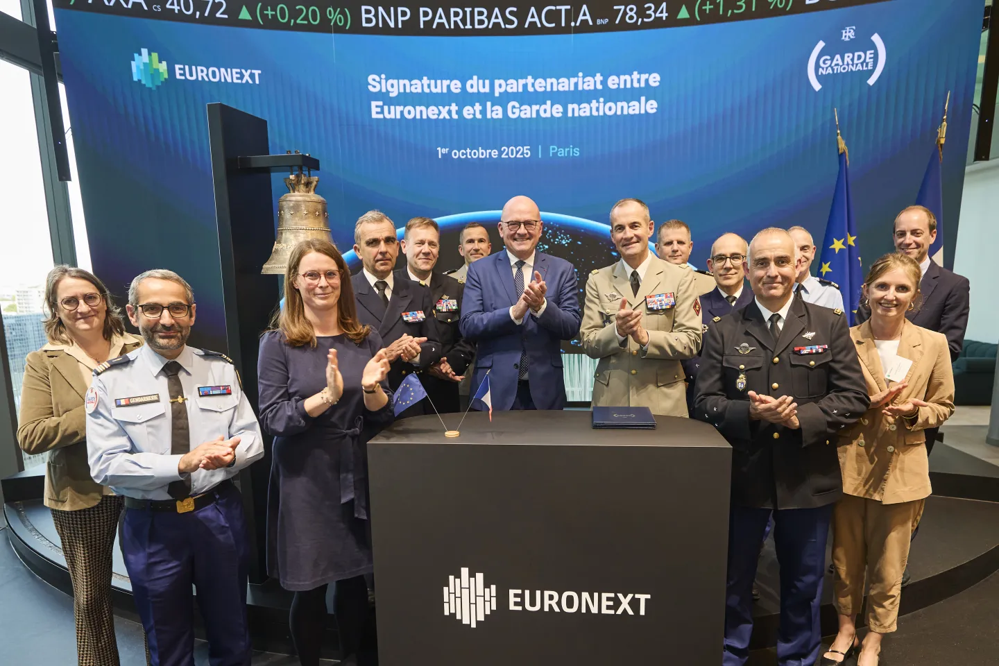 Euronext - Military reserves 1
